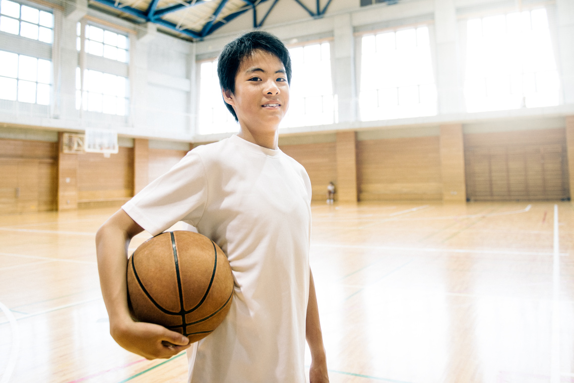 Japanese High School Basketball Player