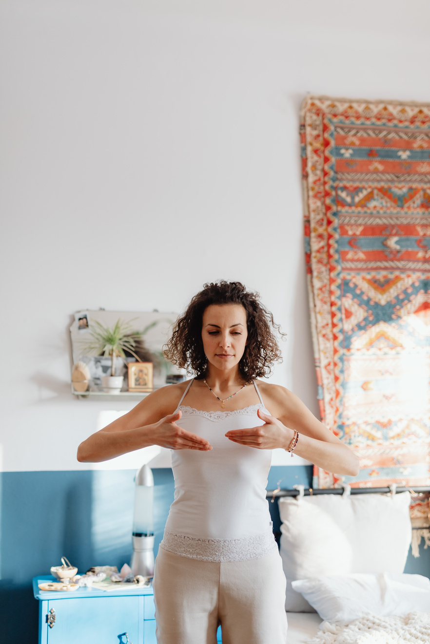 Woman Doing Some Self Care Routine